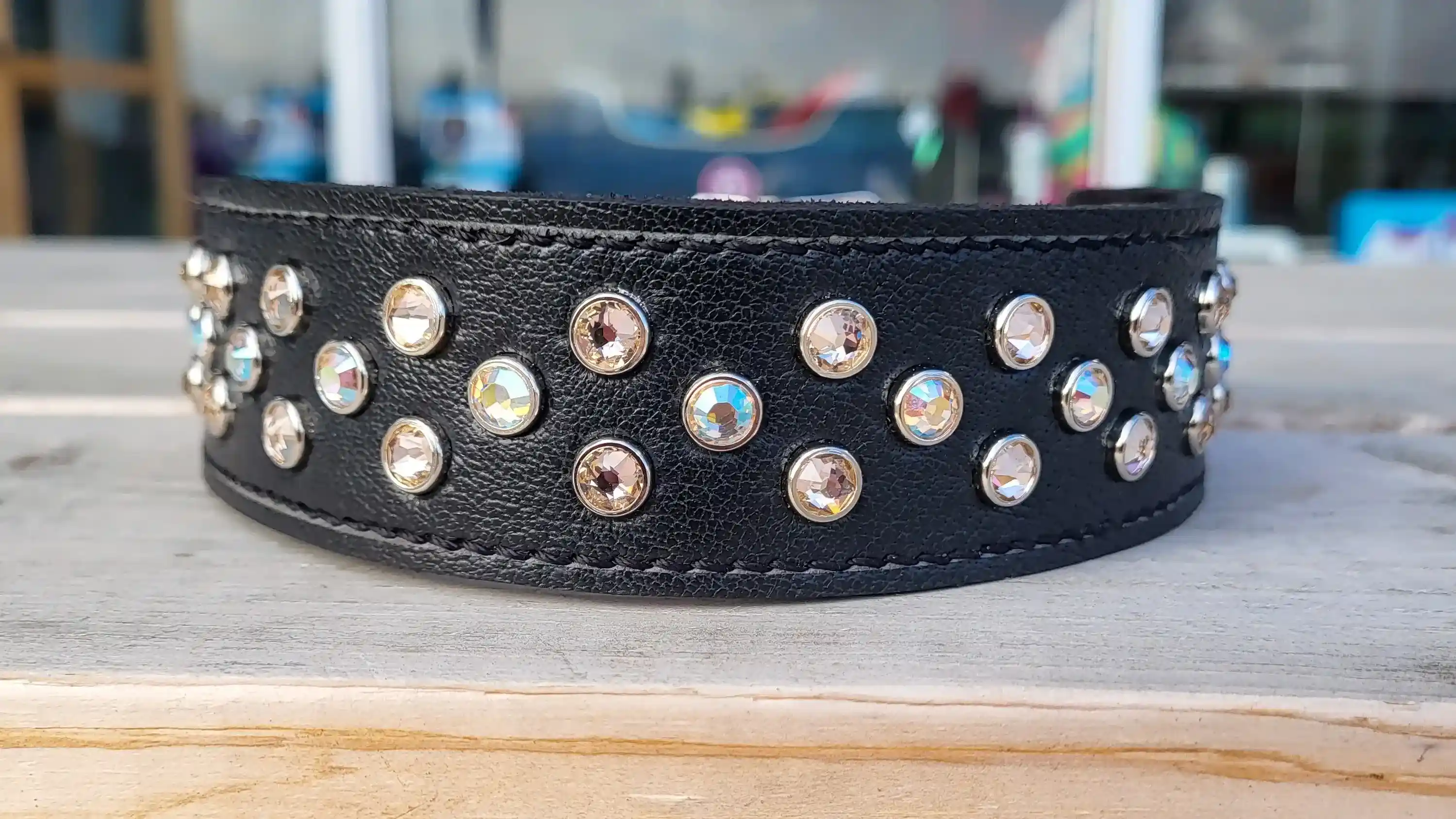 custom leather collar